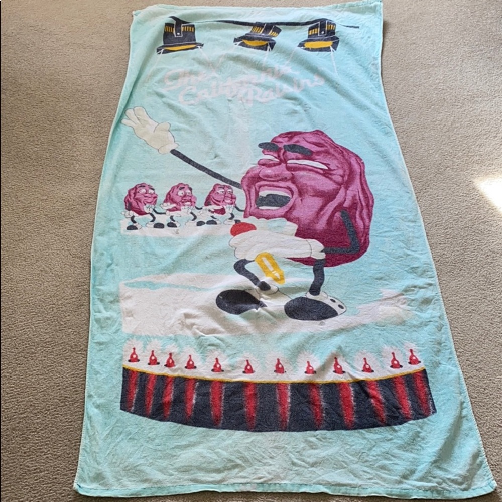 California Raisins Beach Towel